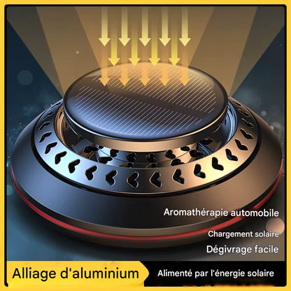 Solar Car Aromatherapy Essential Oil Levitation Automatic Rotation Fragrance Ornament Air Freshener Car Interior Decorations