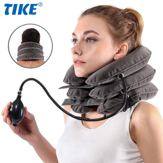 Appareil de Traction Cervicale Gonflable – Soulagement Douleurs Cervicales et Alignement des Épaules
