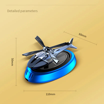 Solar Car Air Freshener Helicopter Propeller Fragrance Supplies Interior Accessories Decor Flavoring Original Perfume Diffuser