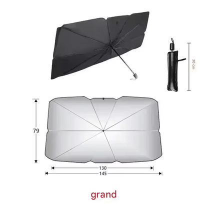 🏷️Pare-soleil Parapluie pour Voiture – Protection Intérieure Pare-Brise Été Anti-UV, Anti-Chaleur, Pliable et Universel