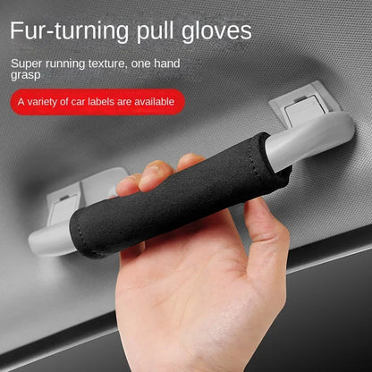 🏷️Gants d'accoudoir de toit de voiture, housse en daim souple, gants de poignée de porte, housses de protection, protection de poignée de plafond, accessoires de voiture