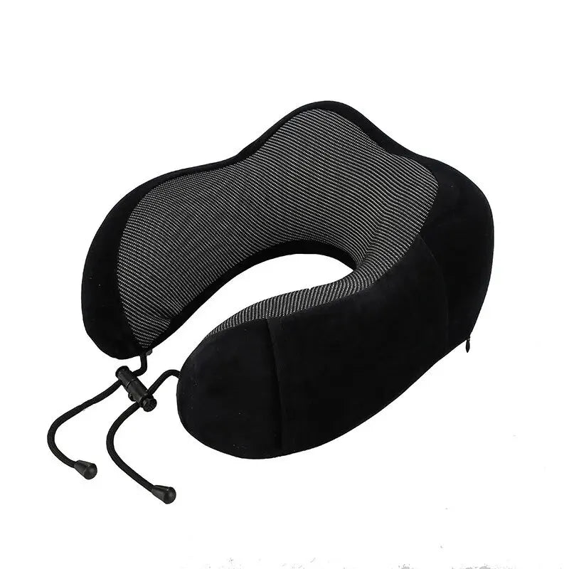 Travel Pillow, Best Memory Foam Neck Pillow Head Support Soft Pillow for Sleeping Rest, Airplane Car & Home Use