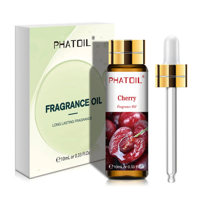PHATOIL 10ml Sweet Fruity Fragrance Oil For Aromatherapy DIY Candle Cherry Apple Strawberry Mango Coconut Fragrance Aroma Oils