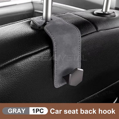 SEAMETAL Car Headrest Hooks Hanger Auto Seat Back Organizer Holder Clips 20KG Large Load Bearing for Car Interior Accessories