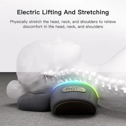 Electric Massager Cervical Pillow Hot Compress Vibration Massage Neck Traction Relax Sleeping Pillow Spine Support Normal