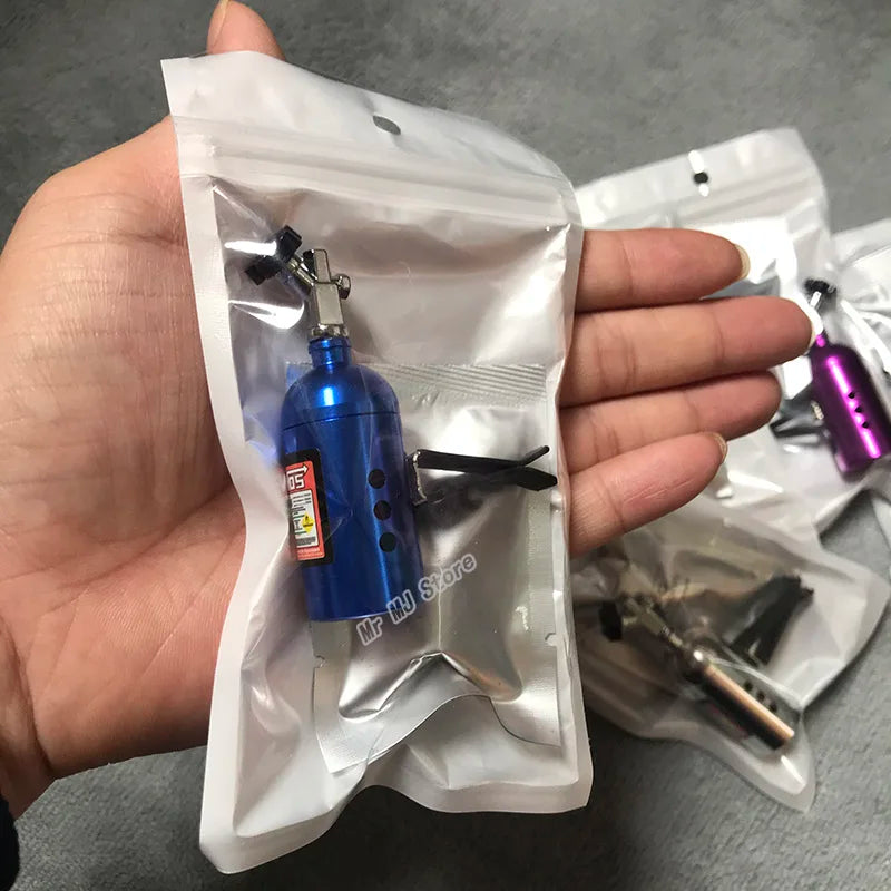 Désodorisant Voiture Citron – Parfum Gel 3g en Bouteille NOS | Clip de Ventilation | Matériau Alliage + Plastique | Compact, Rechargeable, Design Racing