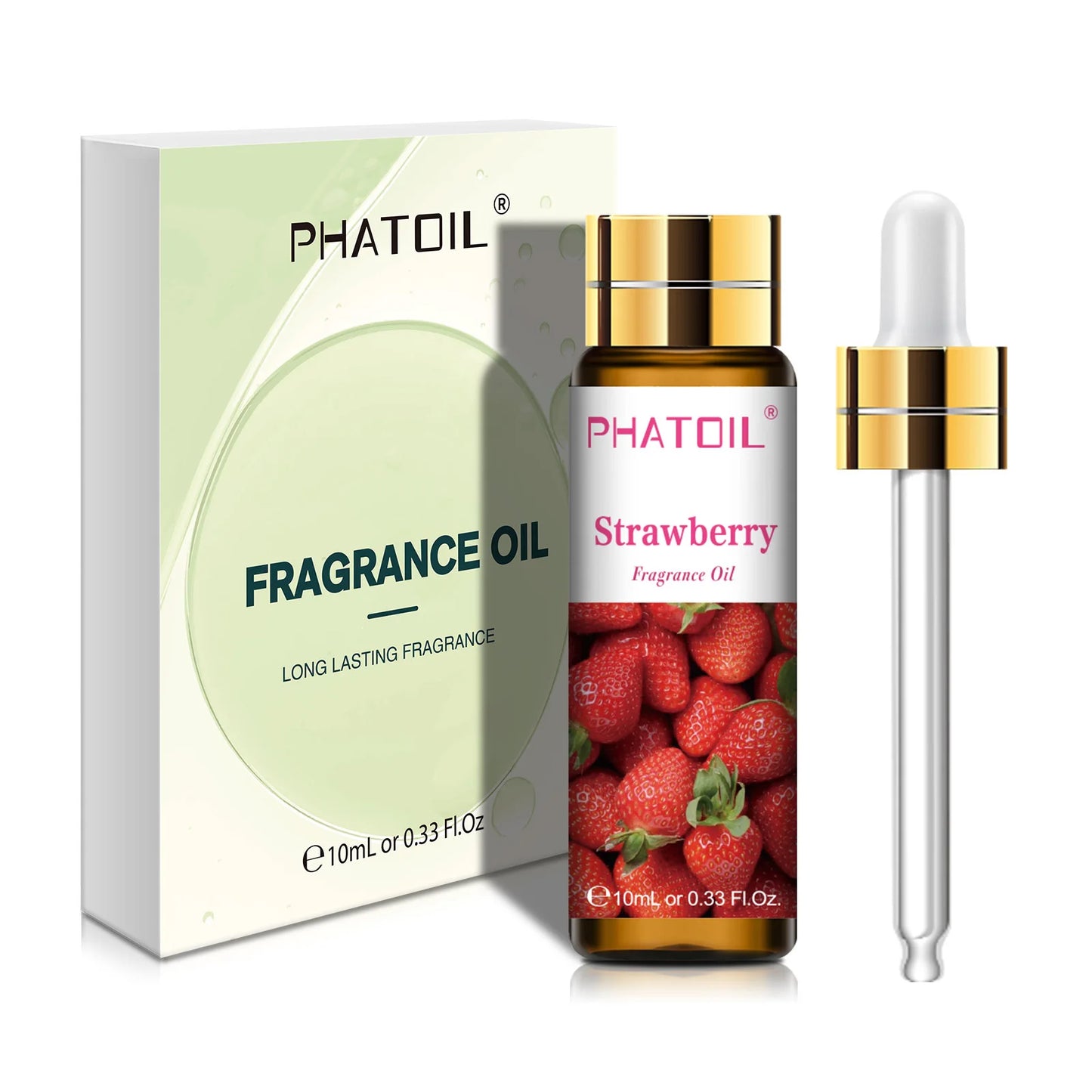 PHATOIL 10ml Sweet Fruity Fragrance Oil For Aromatherapy DIY Candle Cherry Apple Strawberry Mango Coconut Fragrance Aroma Oils