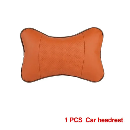 Coussin Cervical de Voiture – 1 Pièce | Simili Cuir Double Face | Appui-Tête Universel pour Soulager les Douleurs au Cou