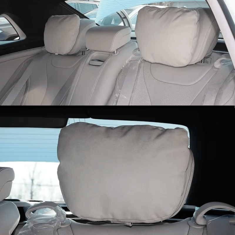 🏷️Appuie-tête voiture LEIBOO en mousse mémoire – Coussin de soutien cervical doux et réglable