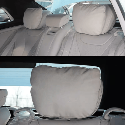 🏷️Appuie-tête voiture LEIBOO en mousse mémoire – Coussin de soutien cervical doux et réglable