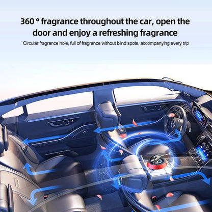 Solar Powered Rotation Helicopter Solar Aromatherapy Car Air Freshener Alloy+ABS Ornaments Fragrance Auto Aroma Diffuser