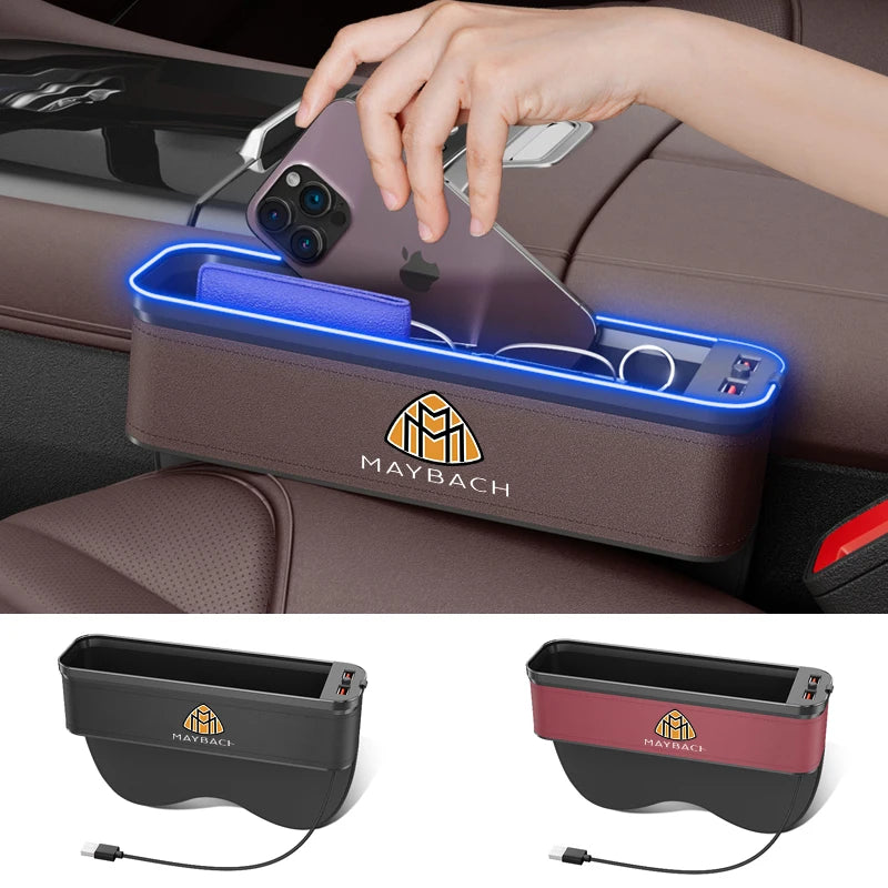 Boîte de Rangement LED Multifonction pour Siège – Compatible Maybach Classe S & GLS