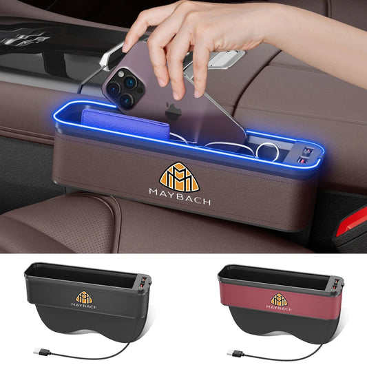 Boîte de Rangement LED Multifonction pour Siège – Compatible Maybach Classe S & GLS