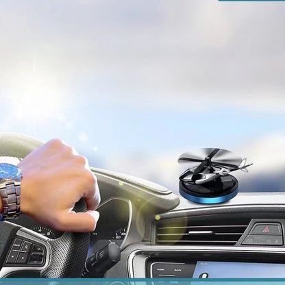 Solar Helicopter Car air freshener - long-lasting fragrance, stylish dash trim