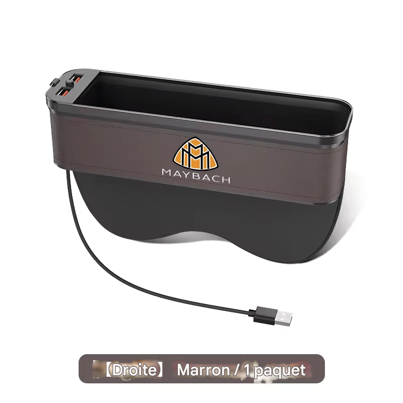 🏷️Boîte de Rangement LED Multifonction pour Siège – Compatible Maybach Classe S & GLS