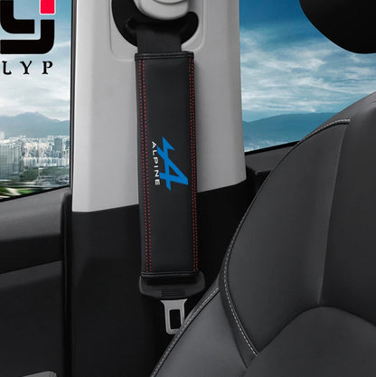 🏷️Housse de protection pour ceinture de sécurité intérieure de voiture en cuir de vache, 1 pièce, pour Seat Ibiza, accessoires automobiles