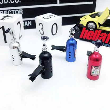 Désodorisant Voiture en Alliage d’Aluminium – Parfum Citron, Design Compact, Longue Durée 90 Jours