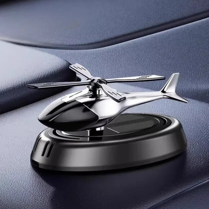 Solar Helicopter Car air freshener - long-lasting fragrance, stylish dash trim