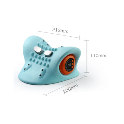 Electric Neck Stretcher Pulse Cervical Traction Relax Heating Cervical Chiropractic Traction Pillow Neck Head Acupoint Massage