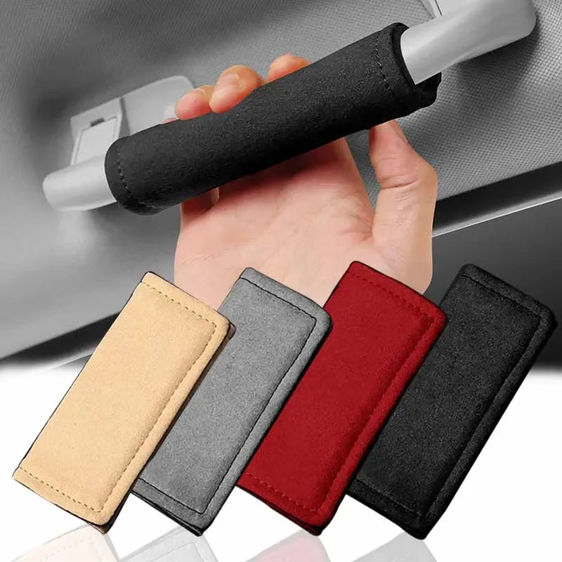🏷️Gants d'accoudoir de toit de voiture, housse en daim souple, gants de poignée de porte, housses de protection, protection de poignée de plafond, accessoires de voiture