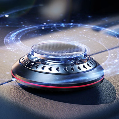 Solar Car Aromatherapy Essential Oil Levitation Automatic Rotation Fragrance Ornament Air Freshener Car Interior Decorations