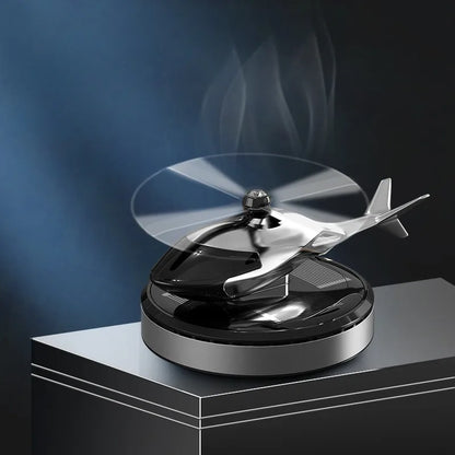 Solar Helicopter Car air freshener - long-lasting fragrance, stylish dash trim