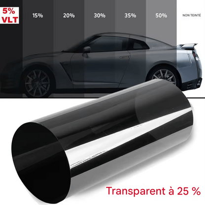 🏷️Film Pare-Soleil Dégradé pour Pare-Brise Avant – Autocollant Adhésif Anti-UV, Couleur Changeante, 20×150 cm