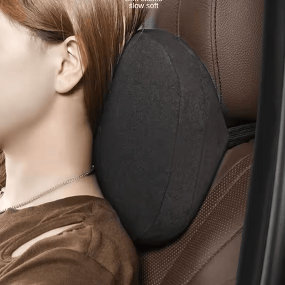 🏷️Appuie-tête voiture LEIBOO en mousse mémoire – Coussin de soutien cervical doux et réglable