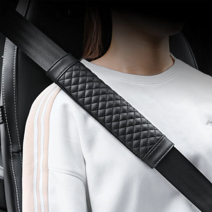 🏷️ Couvre-Ceinture de Sécurité en Cuir pour Voiture – Confort & Élégance (1 Pièce)
