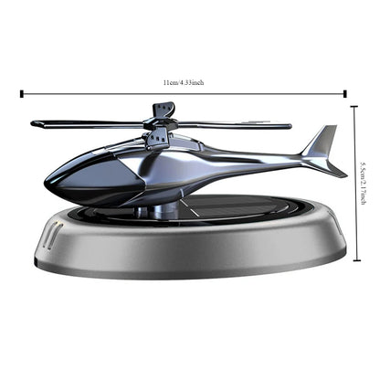 Solar Helicopter Car air freshener - long-lasting fragrance, stylish dash trim