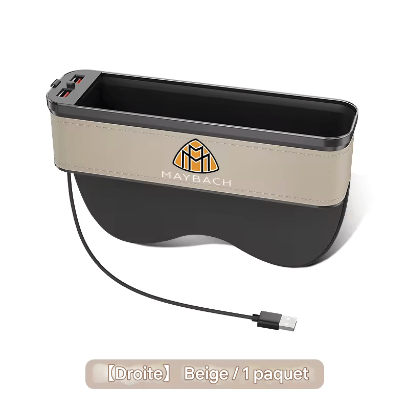 🏷️Boîte de Rangement LED Multifonction pour Siège – Compatible Maybach Classe S & GLS
