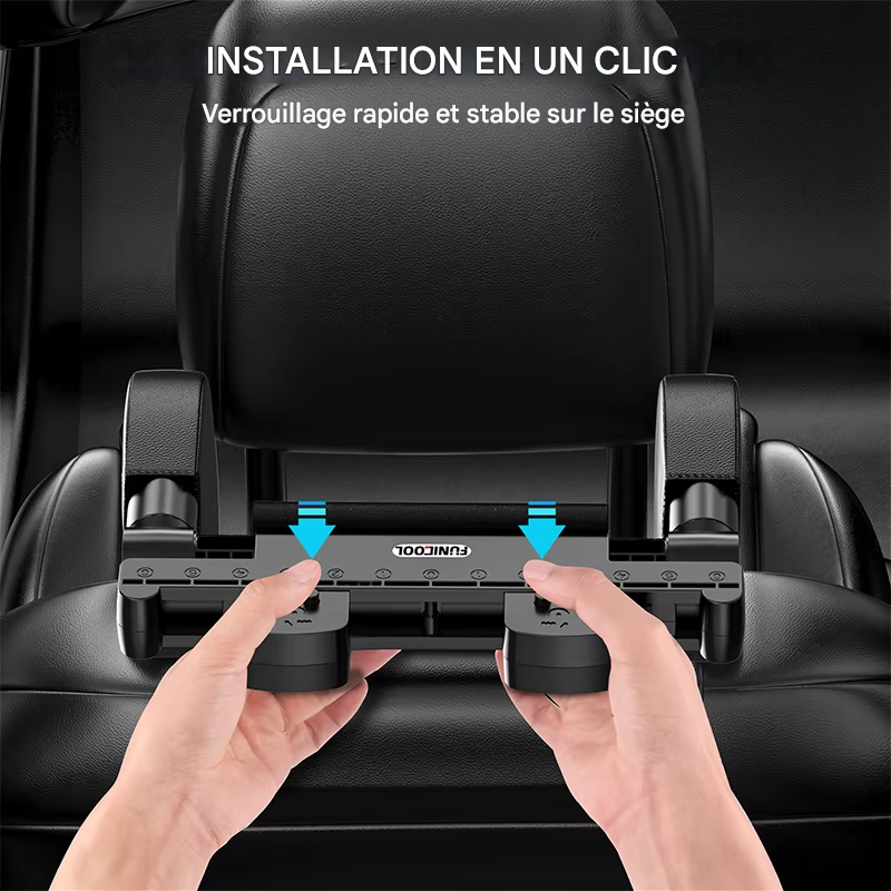🏷️Appui-tête latéral réglable pour siège auto – Support cervical télescopique pour adultes et enfants – Coussin en U ergonomique
