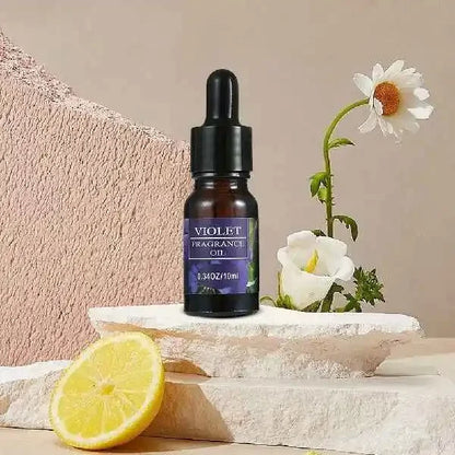 Recharge Huile Essentielle Aromathérapie 10ml – Parfum Voiture/Maison avec Compte-Gouttes | Purifiant Naturel, Non Toxique, Forme Liquide