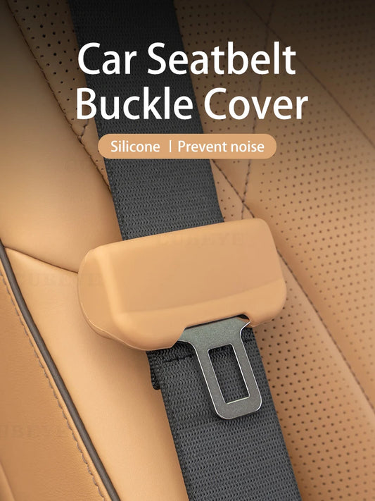 Car Seatbelt Buckle Cover Silicone Anti-scratch Protector Safety Belt Buckle Guard Car Accessories Interior