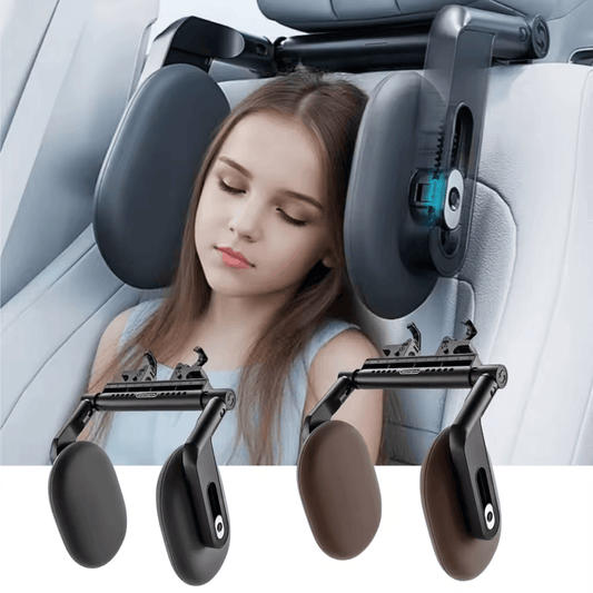 🏷️Coussin Repose-Tête Ajustable pour Siège Auto – Coussin de Voyage en U pour Enfants et Adultes