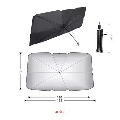 🏷️Pare-soleil Parapluie pour Voiture – Protection Intérieure Pare-Brise Été Anti-UV, Anti-Chaleur, Pliable et Universel