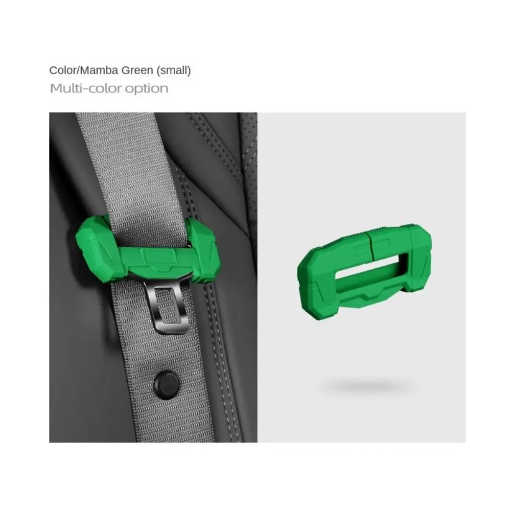 🏷️Lot de 2 Protège-Boucles de Ceinture en Silicone – Anti-Rayures & Anti-Bruit, Housse Clip Universelle pour Ceinture de Sécurité