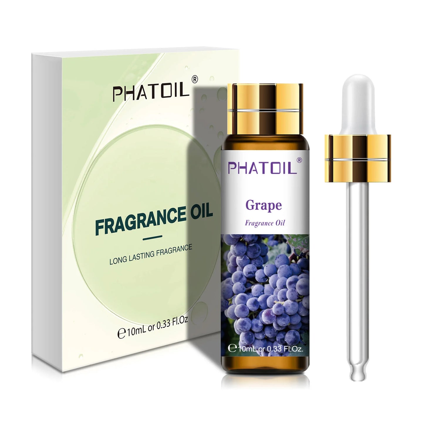 PHATOIL 10ml Sweet Fruity Fragrance Oil For Aromatherapy DIY Candle Cherry Apple Strawberry Mango Coconut Fragrance Aroma Oils