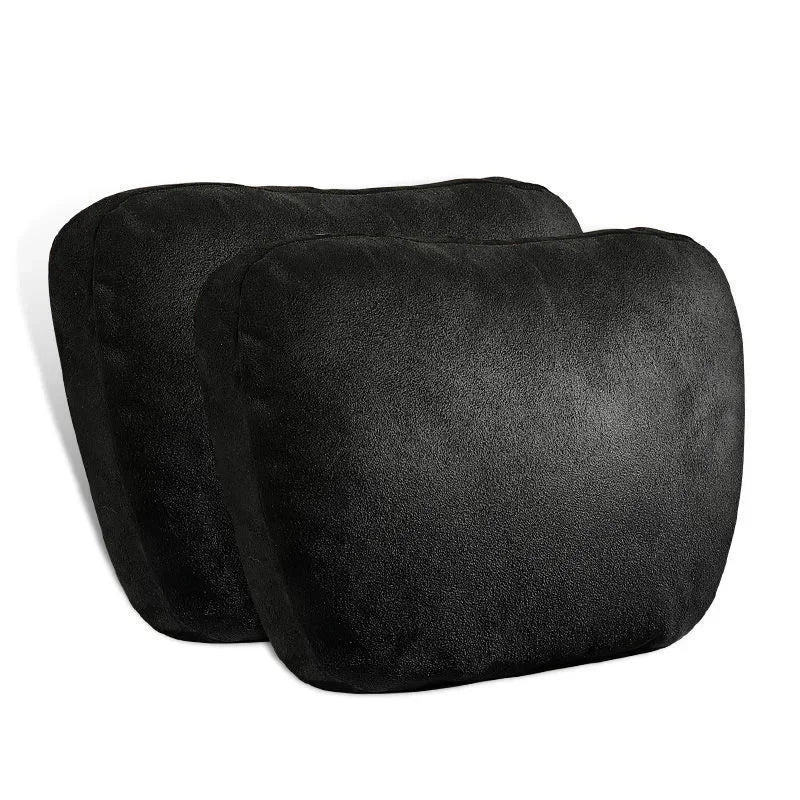 🏷️Coussin de nuque voiture 30x20 cm – Appui-tête doux universel design Maybach en fourrure naturelle