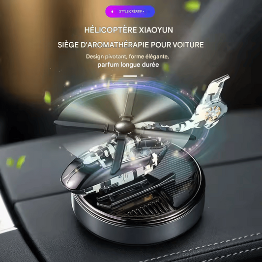 Désodorisant de Voiture Camouflage – Rotation Solaire Automatique | Parfum Longue Durée | Diffuseur d’Arome pour Tableau de Bord | Accessoire Déco Haut de Gamme