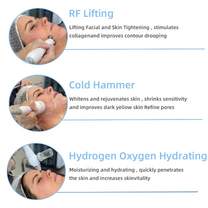 H2O2 Water Oxygen Jet Peel Hydro Beauty machine Skin Cleansing small bubble Facial Machine anti aging Dead Skin Removal
