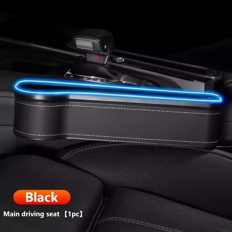 🏷️Lot de 2 Organisateurs de Fente de Siège avec Chargeur – Boîte de Rangement pour Voiture avec Ports USB Type-C