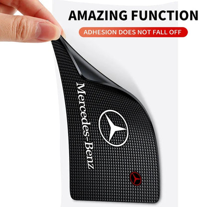 1Pcs PVC Car Dashboard Anti Slip Mat Silicone Pad For Mercedes Benz AMG Smart W205 C300 W203 W206 W108 W124 W126 W140 W168 W169