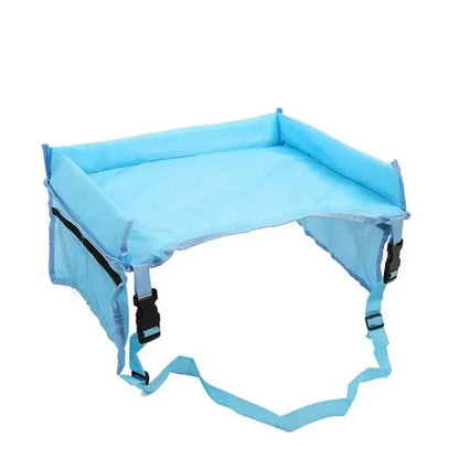 Children's Waterproof Car Seat Storage Table Student Writing Desk Baby Stroller Toy Food Storage Rack New Style Seat Tray