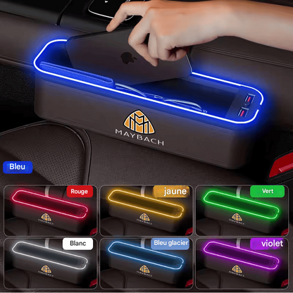 🏷️Boîte de Rangement LED Multifonction pour Siège – Compatible Maybach Classe S & GLS