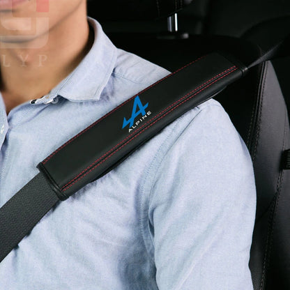 🏷️Housse de protection pour ceinture de sécurité intérieure de voiture en cuir de vache, 1 pièce, pour Seat Ibiza, accessoires automobiles