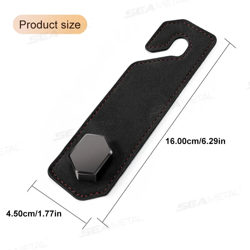 SEAMETAL Car Headrest Hooks Hanger Auto Seat Back Organizer Holder Clips 20KG Large Load Bearing for Car Interior Accessories