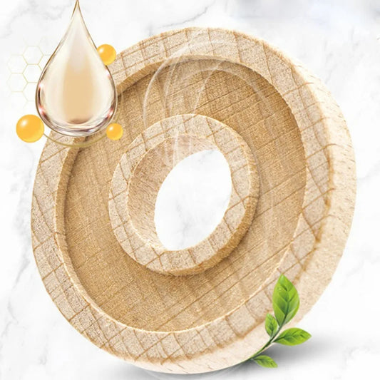 5pcs Car Air Freshener Replacement Beech Wood Chips Tablet Auto Fragrance Perfume Refill Natural Beech for Essional Oils