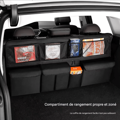 🏷️Organisateur de Coffre Suspendu pour SUV – Filet de Rangement Gain de Place et Ultra Pratique