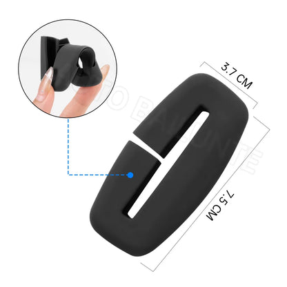 🏷️Lot de 2 Protège-Boucles de Ceinture de Sécurité en Silicone Souple – Accessoires Compatibles GENESIS GV60 GV70 GV80 G70 G80 G90 Coupe 3.8